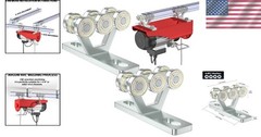 Versatile 6 Wheel Roller Trolley – Ideal for Warehouses and Garage Applications