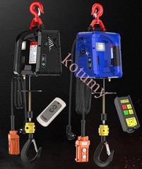 Electric Hoist Winch Portable Crane Wireless or Wire Remote Control Lifting
