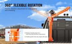 Vehicle-Mounted Crane 12V/24V Compact Hoist Home Use Small Lifting Hoist