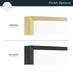 MCS Master & Co. Foundry Metal 18×18 Matted Picture Frame with 8×8 Photo Disp…