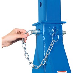 Global Industrial Adjustable Height Steel Gantry Crane 10’W x 7’6″-12’H 2000 Lb.