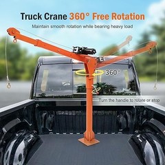 1100 lbs Electric Pickup Truck Crane Hoist Crane Truck-Mounted Crane Foldable