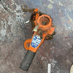 Duff Lynx LSB-1500 3/4 ton 1500 Lbs Ratchet Hoist Works Great