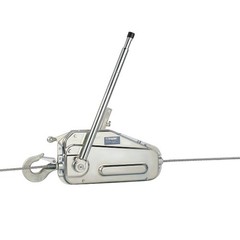Tractel 849202430K Griphoist Manual Wire Rope Hoist, 1 Ton (2, 000 Lb.), 30