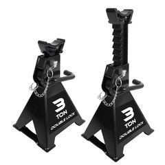 Torin AT43005AB Steel Heavy Duty Jack Stands: Double Locking Pins, 3 Ton (6,0…