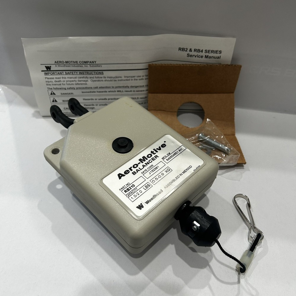 Woodhead Aero-Motive Balancer RB210 Cable Reel 10 Feet 1301730037