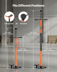 Underhoist Support Stand, 1 Ton (2204 Lbs) Capacity under Hoist Jack Stand with