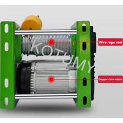 200-400KG Electric Winch Wireless Remote Control Household Crane Electric Hoist