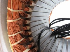 Yaskawa E3S5501 3 Ph Induction Motor Stator 230/460V 1720 RPM 4 Pole Kito Hoist