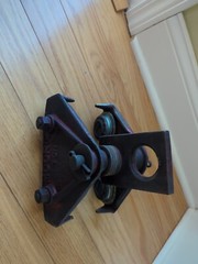 Vintage Industrial Steampunk Chisholm Moore 1/2 Ton Hoist Trolley