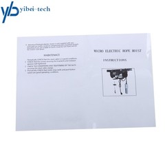 Electric Hoist 880lbs with 328ft Remote Control 110 V, 40ft/20ft Lifting Height