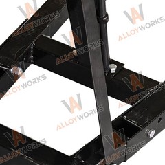 USA 1 Ton Foldable Hydraulic Engine Hoist Crane Lift 4 Adjustable Position Black