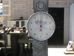 Dillon Hanging scale 100,000lbs cap.