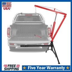 Hydraulic Pickup Truck Crane 1000 Lbs Capacity ,360° Swivel Hitch Mounted Crane