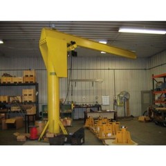 NEW! Heavy Duty Floor Crane 4B0369 2000 Lb Cap. 12′ Span 10′ Under Beam Height!!
