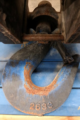 GUNNEBO JOHNSON 3 SHEAVE CRANE HOOK MODEL OPJ45TL8PTD 45 TON WLL 7086002235