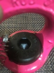 Rud 7t Chain Screw-On Hoist, M36 x 10.9 Thread Size, WLL 15430 lb. Used Once