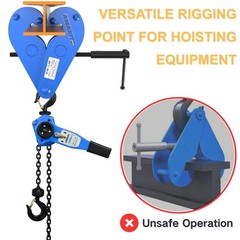 Vertical Beam Clamp 2200lbs (1 Ton) Working Load Limit 2200 IBS