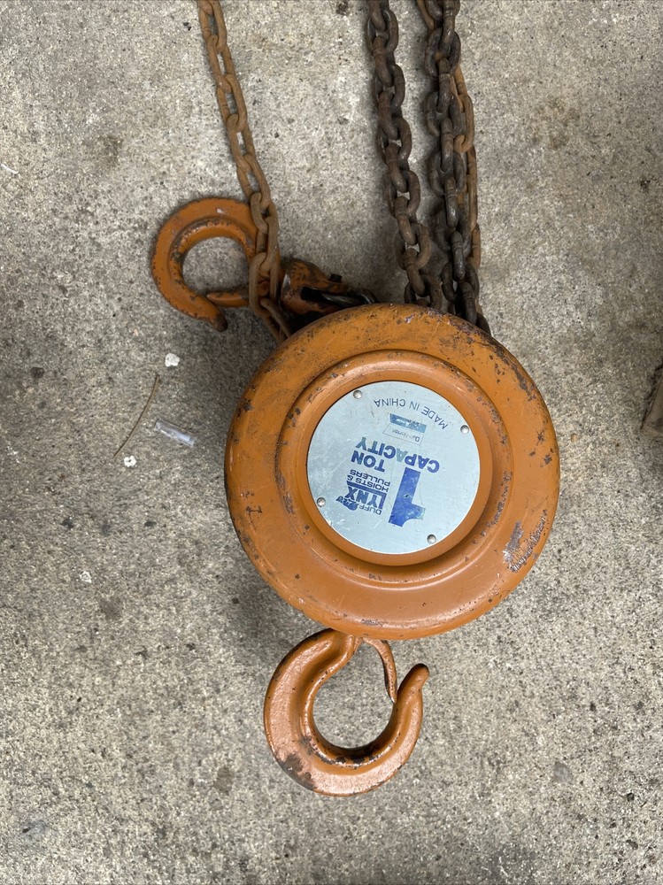 DUFF LYNX HOIST & PULLERS 1-TON MANUAL HAND HOIST Kw 18376