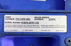 MAGNETEK 175-11475-1001 CRANE REMOTE CONTROL TRANSMITTER XLTX, FOR PARTS/REPAIR