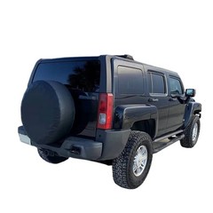 Black Spare Tire Cover, Spare Wheel Cover for Jeep Wrangler, Ford Bronco, Hum…