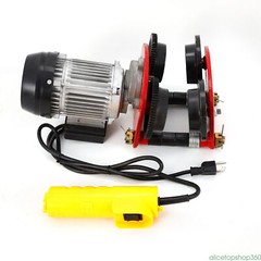 Electric Hoist Trolley Winch Overhead Crane Lift w/I-Beam Links