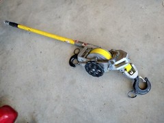 Little Mule 322DB Linemans Strap Hoist 1500/3000 LBS Hotstick Rings