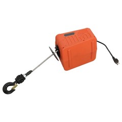3-in-1 1500W Portable Electric Hoist Winch 1100lbs Capacity 30 ft Lifting Height