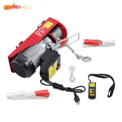 1760lbs 1350W Electric Hoist 328ft Wireless Remote Control for Garage Warehouse