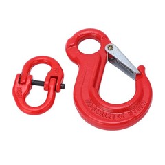 Slip Hook Eye Sling Heavy Duty 2T Bearing Trailer Lifting Chain Connector with 2