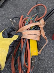 Electric Wire Rope Hoist Winch Lift w/ Hook, Pendant Control & Mounting Bracket