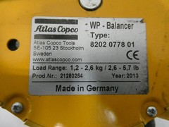 Atlas Copco 8202 0778 01 Tool Balancer 2.6-5.7lb