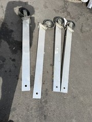Vestil Aluminum Adjustable Height Gantry Crane Legs