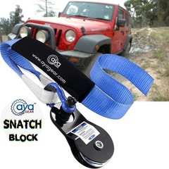 10 Ton Winch Snatch Block Towing Pulley Blocks 22,000 LBS Capacity, Offroad R…