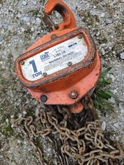 DUFF NORTON LYNX LHH-1A 1 TON MANUAL CHAIN HOIST 20′ LIFT