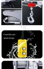 Miniature Electric Hoist 220v Household Small Crane Crane Lift Hoist