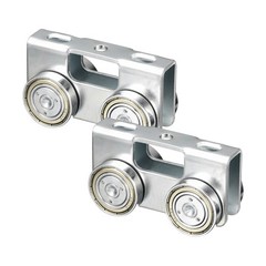4 Wheel Trolley Assembly for 1-5/8″ Wide and 1-5/8″or Taller Strut Channel,2Pair