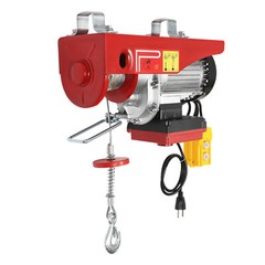 850W Electric Hoist 880 lbsCrane Winch Wired Remote Control Electric Lift