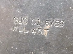 GUNNEBO JOHNSON 3 SHEAVE CRANE HOOK MODEL OPJ45TL8PTD 45 TON WLL 7086002235