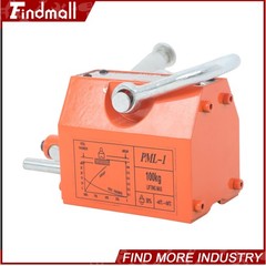 Findmall Magnetic Lifter 220 lbs/100 kg Pulling Capacity 2.5 Safety Factor Hoist