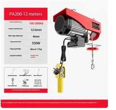 Electric Hoist with Wired/Wireless Remote Control LiftingCraneCable Hoist Winch