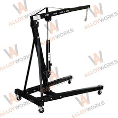 1 Ton Mobile Hydraulic Folding Engine Crane Stand Workshop Hoist Lift Lifter