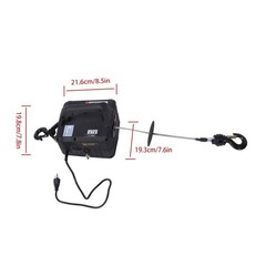 1500W 2-in-1 Portable Electric Hoist Power Winch 1100lbs Wireless Remote Control