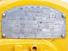 INGERSOLL RAND BU7A PTAB PNEUMATIC AIR TUGGER WINCH HEAVY INDUSTRIAL LIFT 1000LB