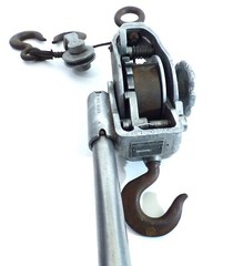 Cadillac Winch Ratcheting Hoist Come A Long 19 ft Cable 1 Ton Capacity