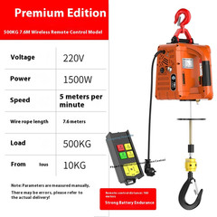 Miniature Electric Small Hoist 220v Crane Home Lifting Hoist Portable Hoist