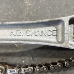 A.B. Chance 1 1/2 Ton Ratchet Chain Hoist
