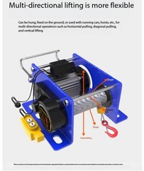 200-400kg German Style Hoist Decoration Multifunctional Building Electric Hoist