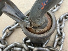 11-foot Spark Resistant Hoist Chain Brass Bronze Hook Stainless Steel KB-357-A