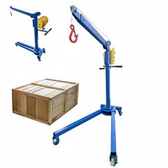 Foldable Small Hoist Crane Mini Crane Compact Lifting Elevator Light Goods